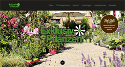 Desktop Screenshot of exklusiv-pflanzen.de